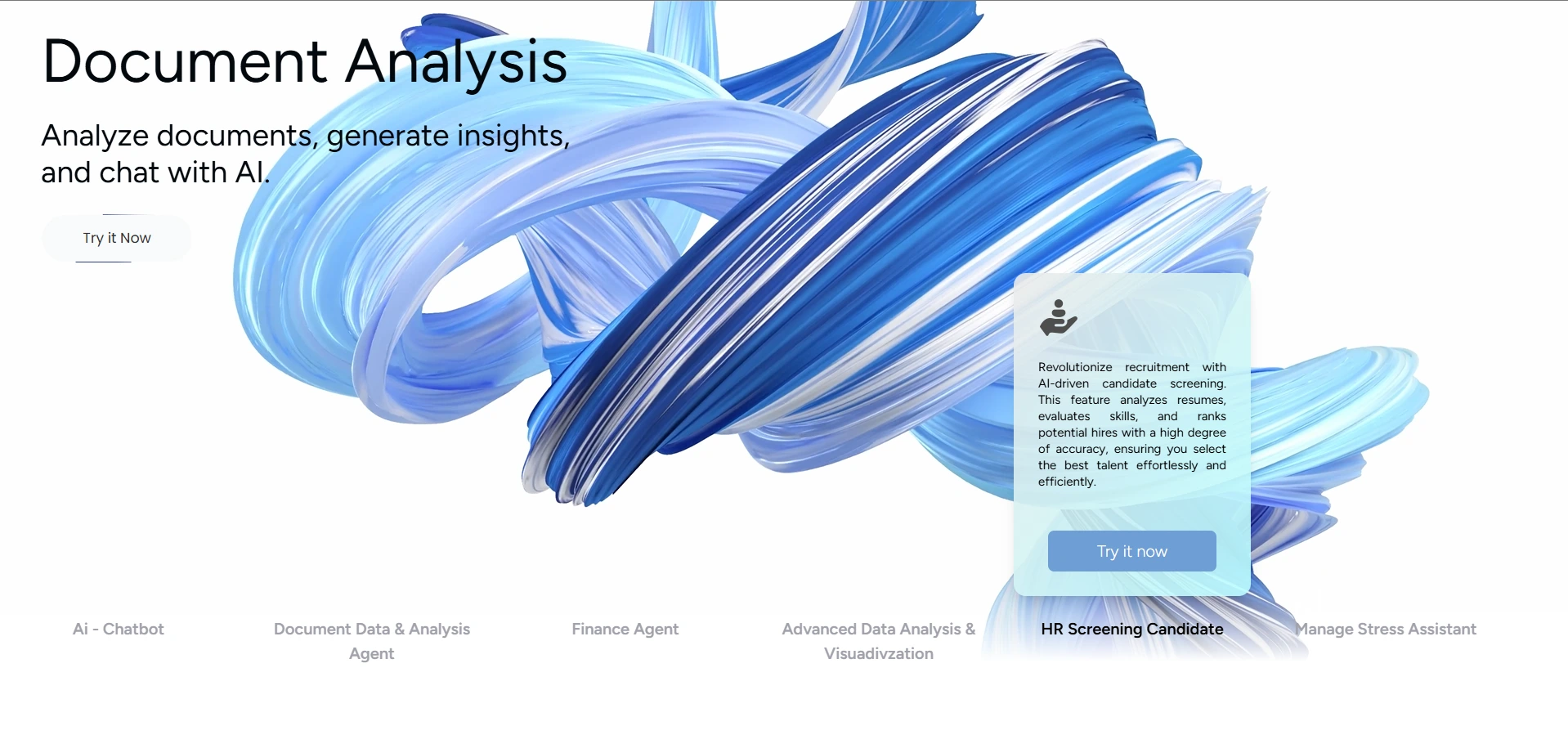 Agent AI website preview image