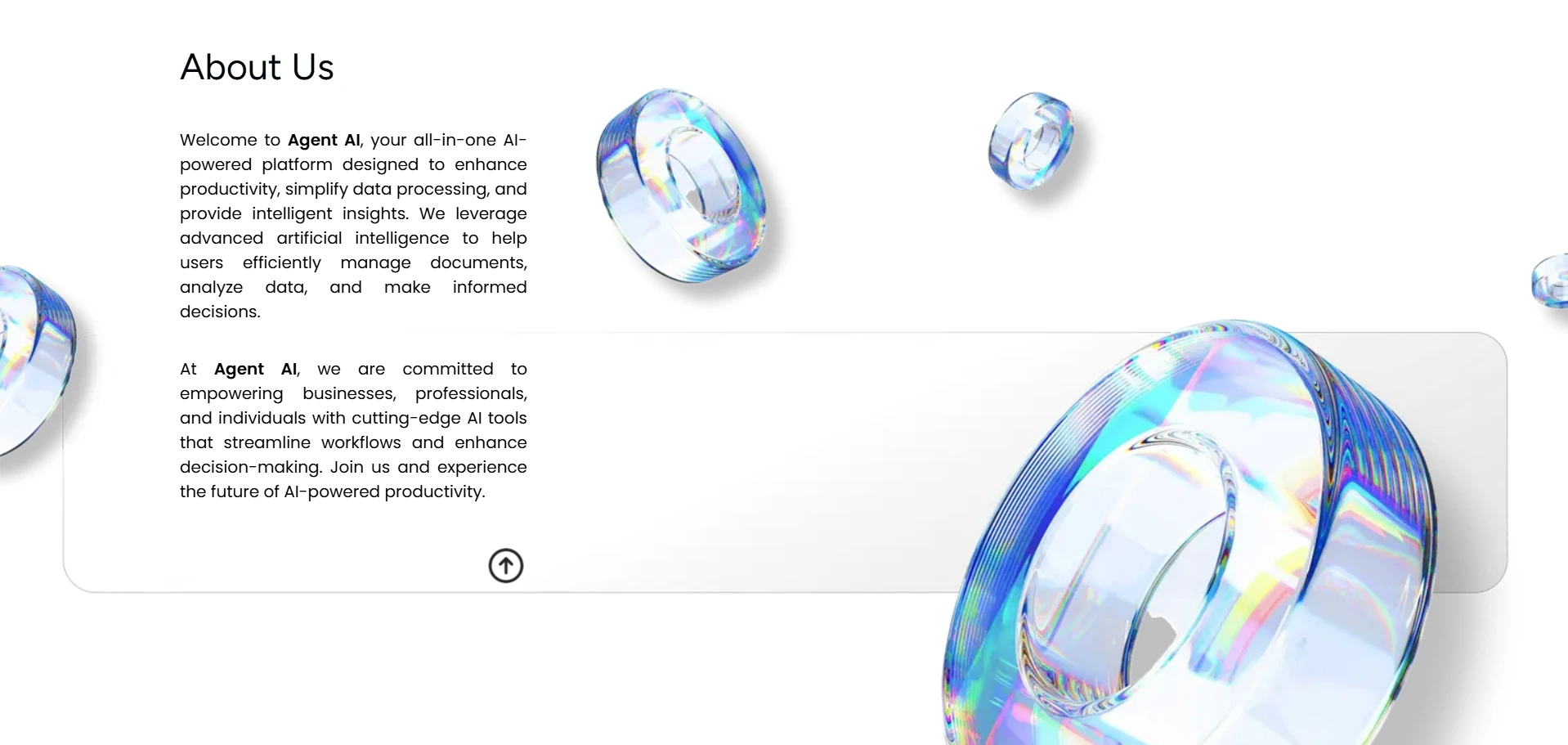 Agent AI website preview image