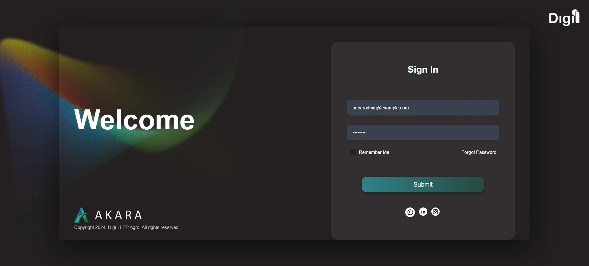 Akara website preview image