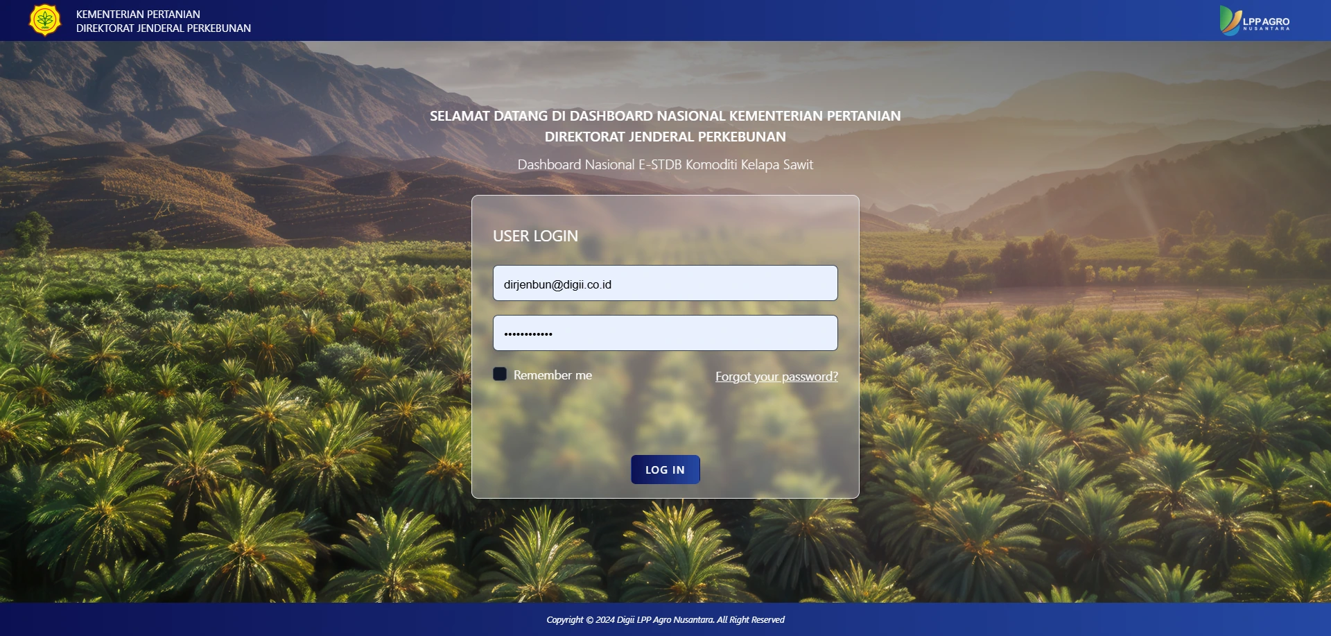 Dashboard nasional website preview image