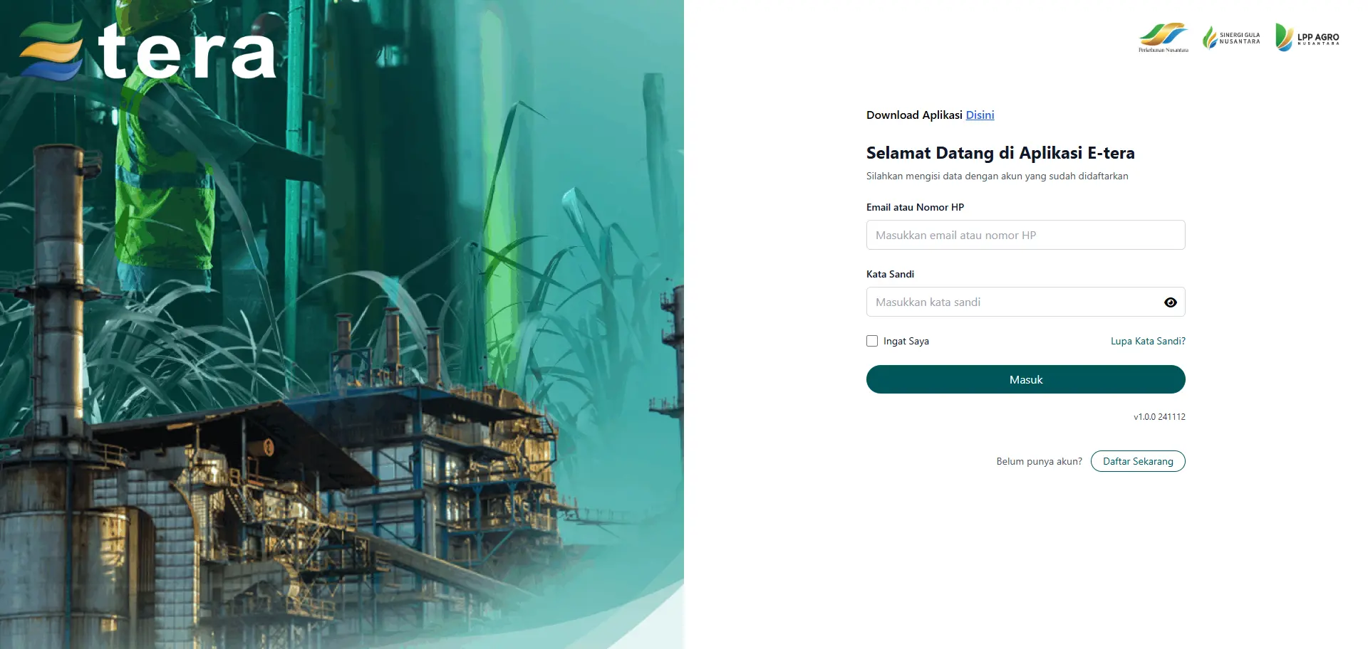 Etera website preview image